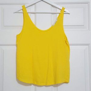 Mango brand yellow loose fit tank